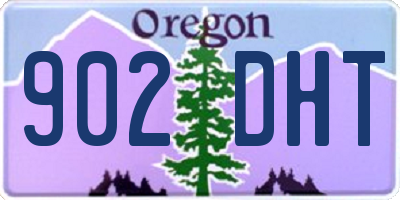 OR license plate 902DHT