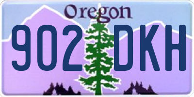 OR license plate 902DKH