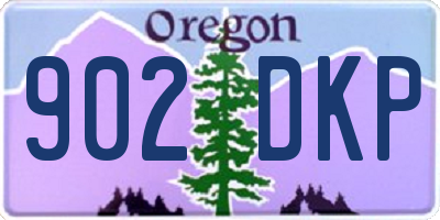 OR license plate 902DKP