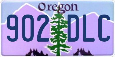 OR license plate 902DLC