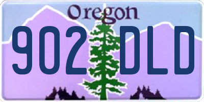 OR license plate 902DLD