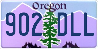 OR license plate 902DLL