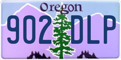 OR license plate 902DLP