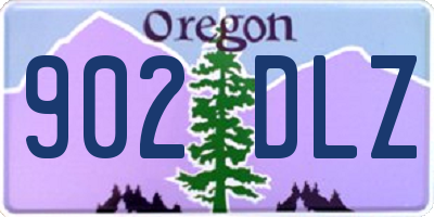 OR license plate 902DLZ