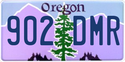 OR license plate 902DMR
