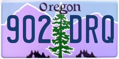 OR license plate 902DRQ