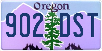 OR license plate 902DST