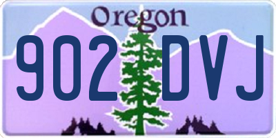 OR license plate 902DVJ