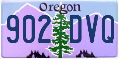 OR license plate 902DVQ