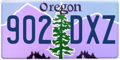 OR license plate 902DXZ