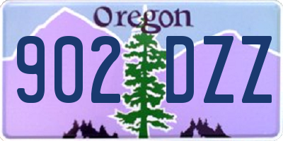 OR license plate 902DZZ