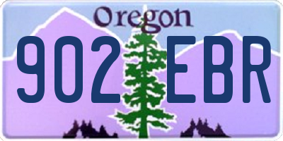 OR license plate 902EBR