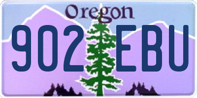 OR license plate 902EBU
