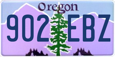OR license plate 902EBZ