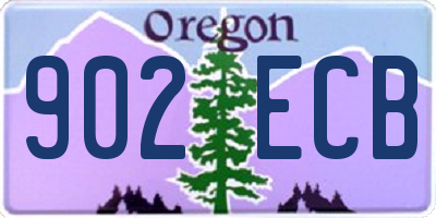 OR license plate 902ECB