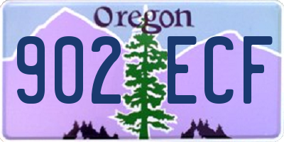 OR license plate 902ECF