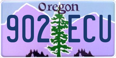 OR license plate 902ECU