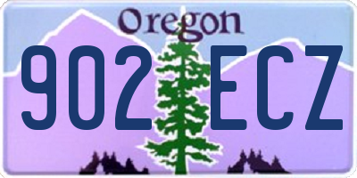 OR license plate 902ECZ