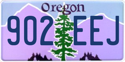 OR license plate 902EEJ