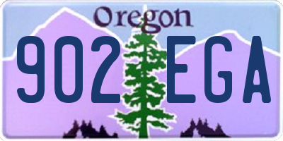 OR license plate 902EGA