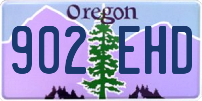 OR license plate 902EHD