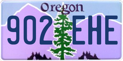 OR license plate 902EHE