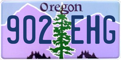 OR license plate 902EHG