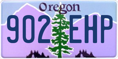 OR license plate 902EHP