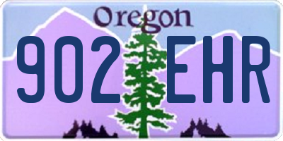OR license plate 902EHR