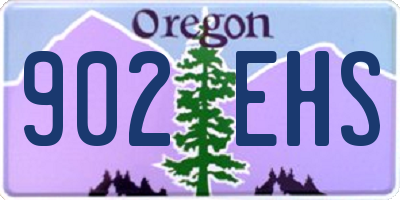 OR license plate 902EHS