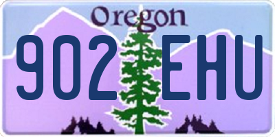 OR license plate 902EHU