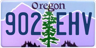 OR license plate 902EHV