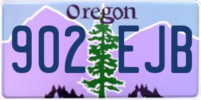 OR license plate 902EJB