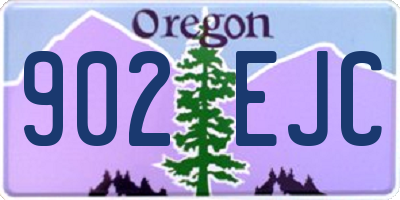 OR license plate 902EJC