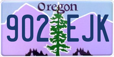 OR license plate 902EJK