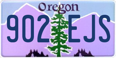 OR license plate 902EJS