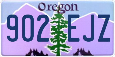 OR license plate 902EJZ