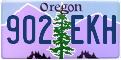 OR license plate 902EKH