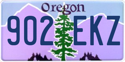 OR license plate 902EKZ