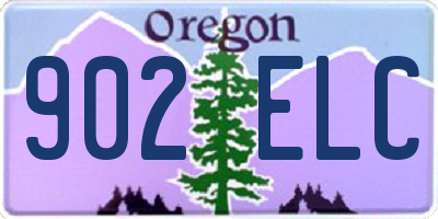 OR license plate 902ELC