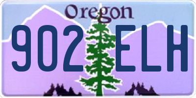 OR license plate 902ELH