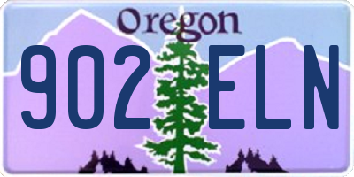 OR license plate 902ELN