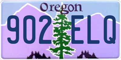 OR license plate 902ELQ