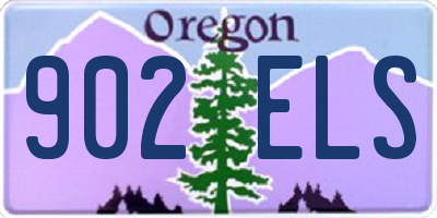 OR license plate 902ELS