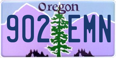 OR license plate 902EMN
