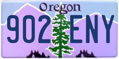 OR license plate 902ENY