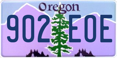 OR license plate 902EOE