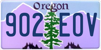 OR license plate 902EOV