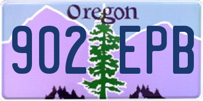 OR license plate 902EPB