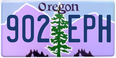 OR license plate 902EPH